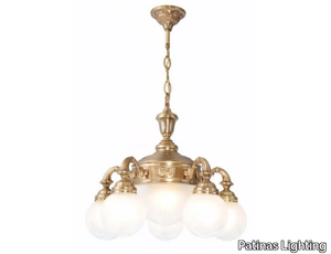 PAPA I - Handmade brass chandelier _ Patinas Lighting