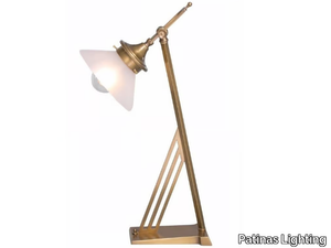 PRAGUE II - Handmade brass table lamp _ Patinas Lighting