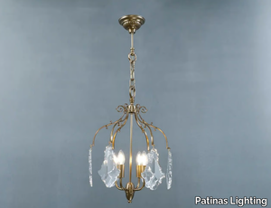 LATERNA VII - Brass pendant lamp _ Patinas Lighting