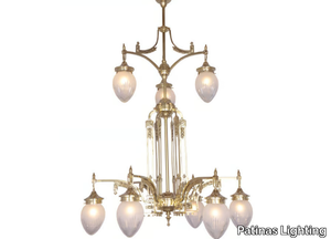 ROME 9 - Handmade brass chandelier _ Patinas Lighting