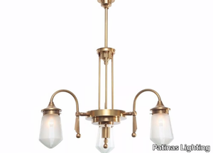 TYROL 3 - Handmade brass chandelier _ Patinas Lighting