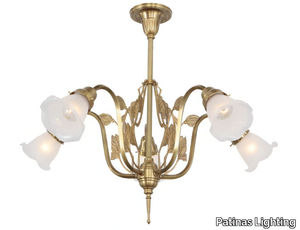 VERONA 5 - Handmade brass chandelier _ Patinas Lighting