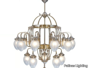 COLOGNE 15 - Handmade brass chandelier _ Patinas Lighting