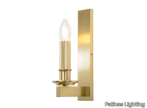 LOS ANGELES WALL LIGHT 90 - Brass wall lamp _ Patinas Lighting