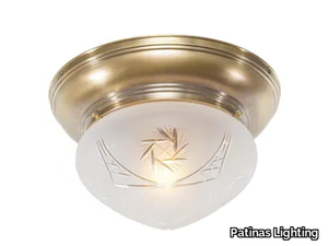 TRIBU 20/3 - Brass ceiling light _ Patinas Lighting