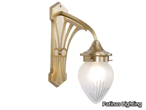 GENOA I - Brass wall lamp _ Patinas Lighting