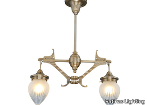 LISBON 2 - Handmade brass chandelier _ Patinas Lighting