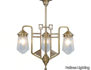 LUZERN 3 - Handmade brass chandelier _ Patinas Lighting