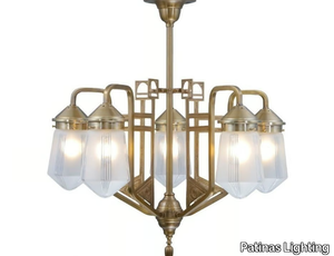 LUZERN 5 - Handmade brass chandelier _ Patinas Lighting