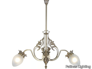 LYON 3 - Handmade brass chandelier _ Patinas Lighting