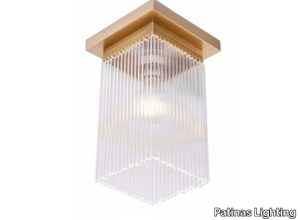 MONACO II - Handmade glass ceiling lamp _ Patinas Lighting