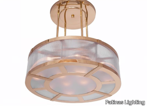 MONTREAL IV - Handmade brass pendant lamp _ Patinas Lighting