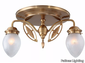 PANNON 2 - Handmade brass ceiling lamp _ Patinas Lighting