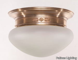 PAPA 30/1 - Handmade brass ceiling lamp _ Patinas Lighting