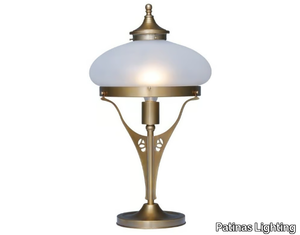 AVIGNON - Brass table lamp _ Patinas Lighting