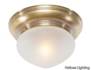 TRIBU 20/1 - Brass ceiling light _ Patinas Lighting