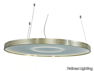 ÉCLIPSE LED S - LED handmade brass pendant lamp _ Patinas Lighting