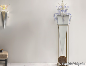 ICONICA - LED floor lamp in metal and Murano glass _ Patrizia Volpato