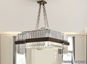 DIAMANTE - LED Lead Crystal pendant lamp _ Patrizia Volpato