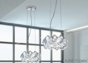 PRISMA 820 - Pendant lamp with crystals _ Patrizia Volpato