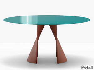 ANEMOS - Round cement living room table _ Pedrali