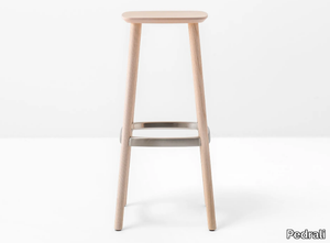 BABILA 2702 - Wooden stool with footrest _ Pedrali