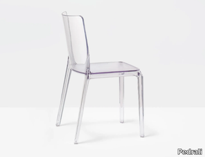 BLITZ 640 - Stackable polycarbonate chair _ Pedrali