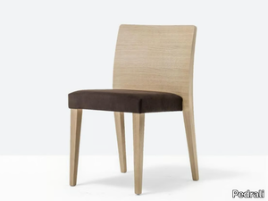 GLAM 431 - Upholstered oak chair _ Pedrali