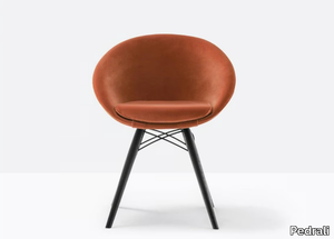 GLISS 904/A - Upholstered chair _ Pedrali