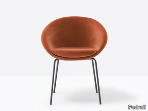 GLISS 900/A - Upholstered chair with armrests _ Pedrali