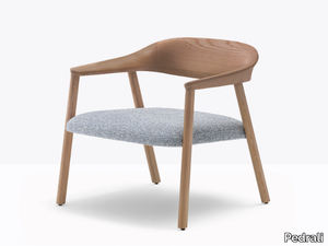 HÉRA LOUNGE 2869 - Ash easy chair with integrated cushion _ Pedrali