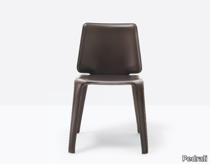 MOOD - Tanned leather chair _ Pedrali