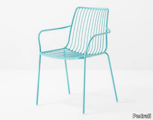 NOLITA 3656 - Metal garden chair with armrests _ Pedrali