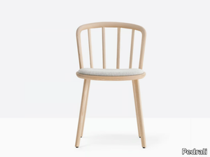 NYM 2831 - Ash chair with integrated cushion _ Pedrali