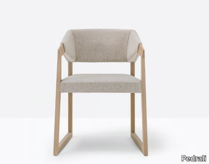 SIGN 457 - Wooden chair with armrests _ Pedrali