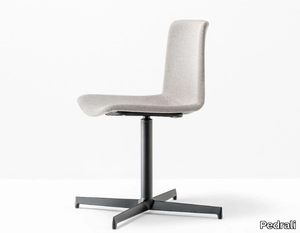 TWEET 893F/2 - Upholstered with 4-spoke base chair _ Pedrali