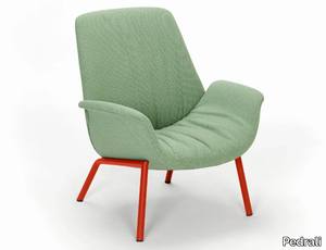 ILA 2023 - Fabric armchair with steel structure _ Pedrali