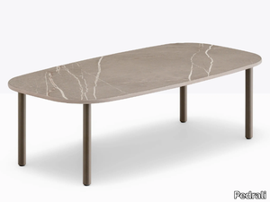 BUDDY BDT_79x40 - Low rectangular laminate coffee table _ Pedrali