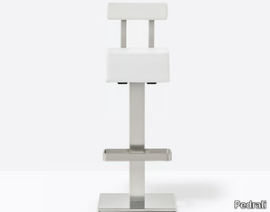 HX 4448 - High stool with footrest with back _ Pedrali