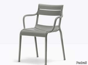 SOUVENIR 555RM - Stackable polypropylene chair with armrests _ Pedrali