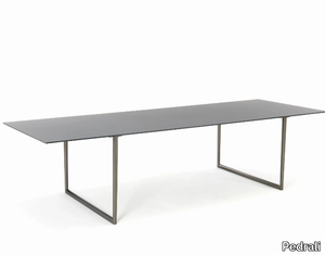 TOA TABLE - Rectangular Fenix-NTM® and aluminium table _ Pedrali