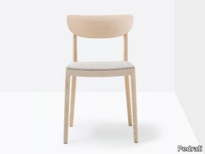 TIVOLI 2802 - Ash chair with integrated cushion _ Pedrali