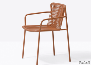 TRIBECA 3665 - Powder coated steel garden chair _ Pedrali