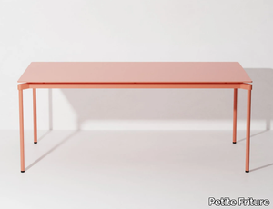 FROMME - Rectangular powder coated aluminium table _ Petite Friture