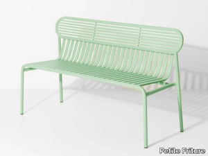 WEEK-END - Powder coated aluminium garden bench _ Petite Friture