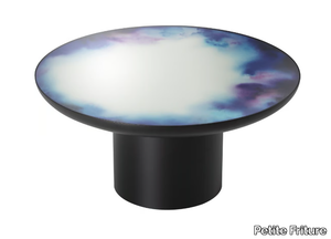 FRANCIS - Round mirrored glass coffee table _ Petite Friture