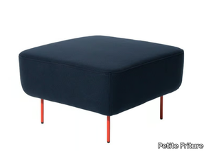 HOFF - Upholstered square fabric pouf _ Petite Friture