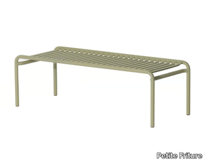 WEEK-END - Powder coated aluminium garden bench _ Petite Friture