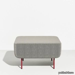 Hoff Medium Footstool - Grey/black