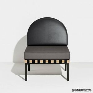 Grid Fauteuil withtout armrest - Grey/Black